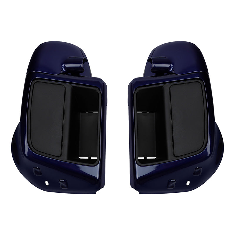 HR3 Zephyr Blue / Black Sunglo Vented Lower Fairing Kit For Harley Touring models 2014-2024