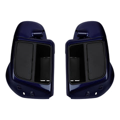 HR3 Zephyr Blue / Black Sunglo Vented Lower Fairing Kit For Harley Touring models 2014-2024