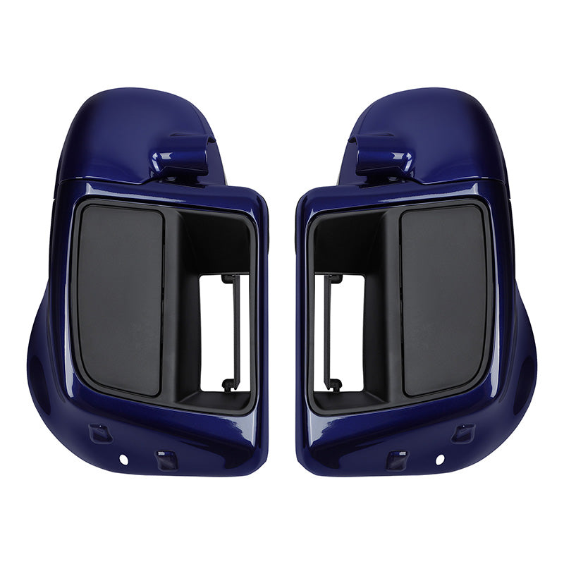 HR3 Zephyr Blue / Black Sunglo Vented Lower Fairing Kit For Harley Touring models 2014-2024