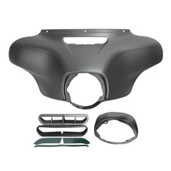 HR3 Charcoal Denim Outer Batwing Fairing Cowl Upper 2017 STREET GLIDE SPECIAL（FLHXS）