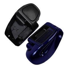 HR3 Zephyr Blue / Black Sunglo Vented Lower Fairing Kit For Harley Touring Models 2014-2023 (Fits water cooled models)