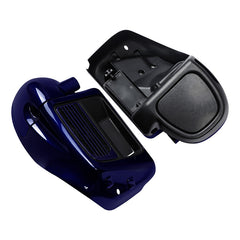 HR3 Zephyr Blue / Black Sunglo Vented Lower Fairing Kit For Harley Touring Models 2014-2023 (Fits water cooled models)