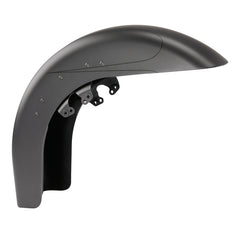 HR3 Charcoal Denim Motorcycle 18" Wide Tire Front Mudguard Fender For Harley Touring Models 2014-2023