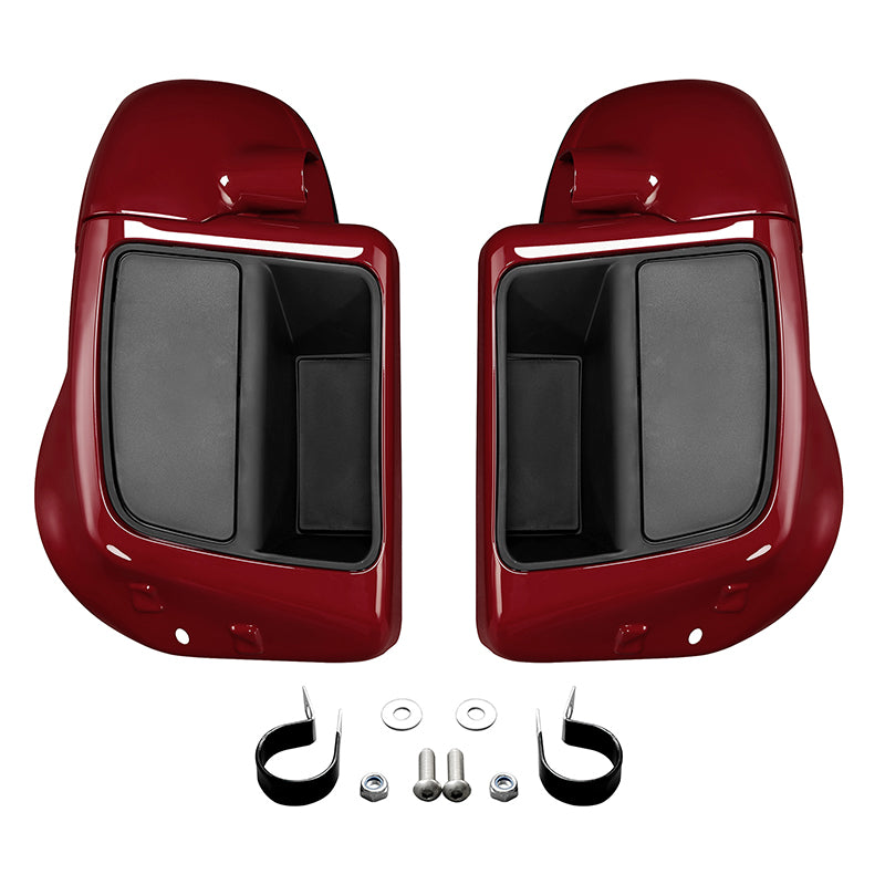 HR3 Billiard Red Vented Lower Fairing Kit For Harley Touring models 2014-2024