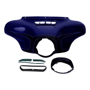 HR3 Zephyr Blue/Black Sunglo Outer Batwing Fairing Cowl Upper 2020 STREET GLIDE SPECIAL FLHXS [Restocking]