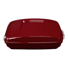 HR3 Billiard Red 5.5" Razor Style Touring Trunk Luggage For 14-24 Touring