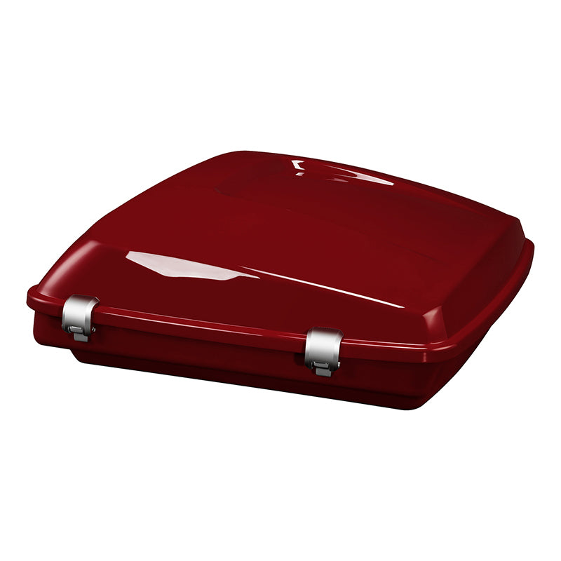 HR3 Billiard Red 5.5" Razor Style Touring Trunk Luggage For 14-24 Touring