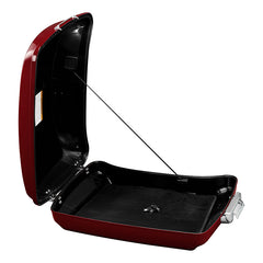 HR3 Billiard Red 5.5" Razor Style Touring Trunk Luggage For 14-24 Touring