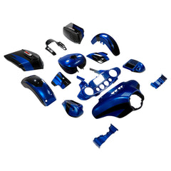 HR3 Candy Cobalt / Indigo Ink Complete Body Fairing Kit For Harley CVO Street Glide FLHXSE 14-23