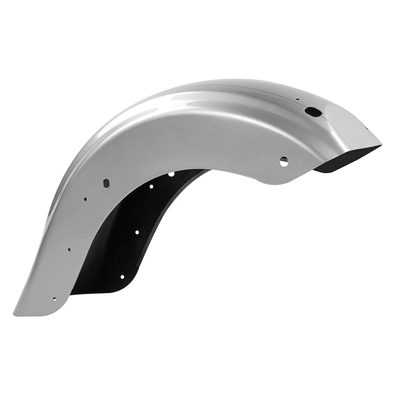 HR3 Brilliant Silver Pearl Motorcycle Mudguard CVO STYLE REAR FENDER FOR Harley Touring 2014-2023