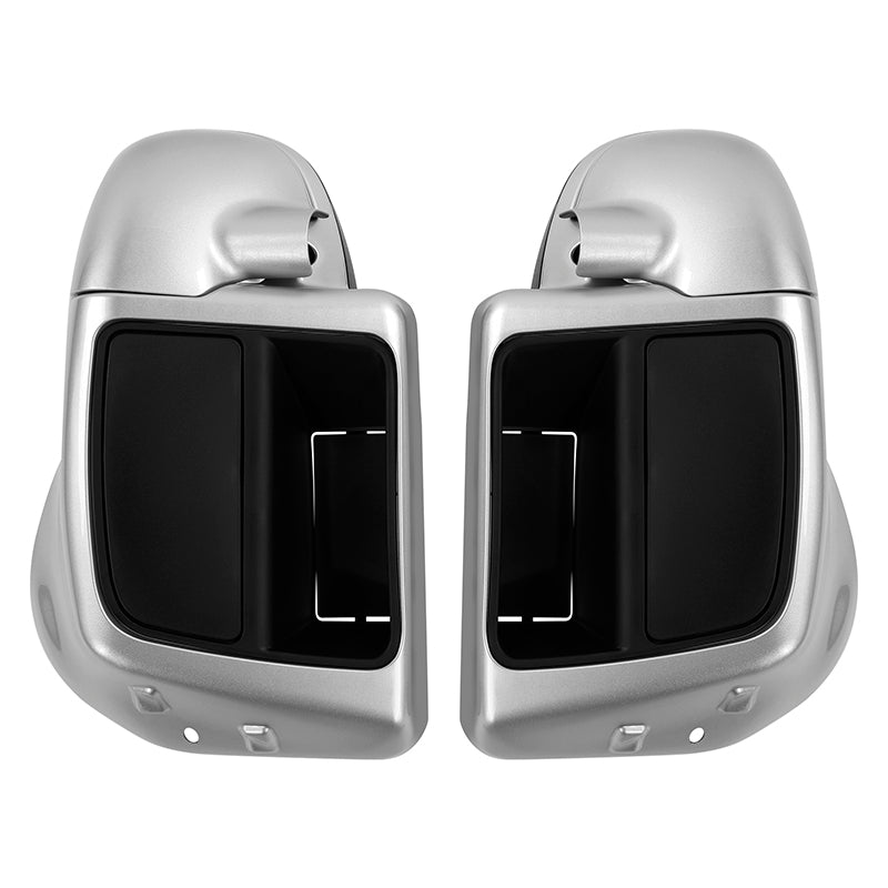 HR3 Brilliant Silver Pear Vented Lower Fairing Kit For Harley Touring models 2014-2024