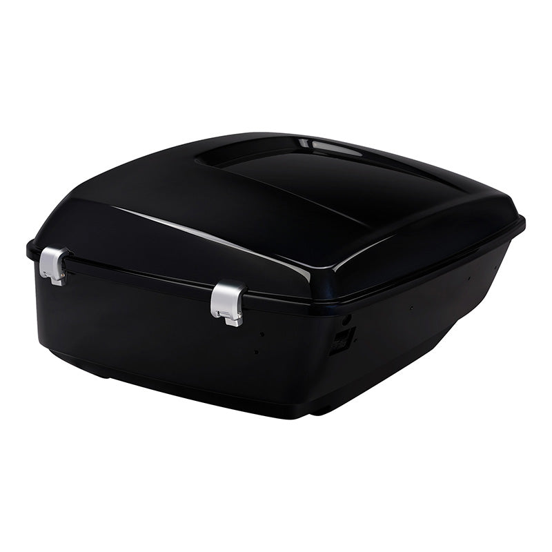 HR3 Midnight Blue King Size Touring Trunk Luggage with Speaker Cut Outs For 14-24 Harley Touring