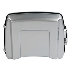 HR3 Brilliant Silver Pearl 5.5" Razor Style Touring Trunk Luggage For 14-24 Touring