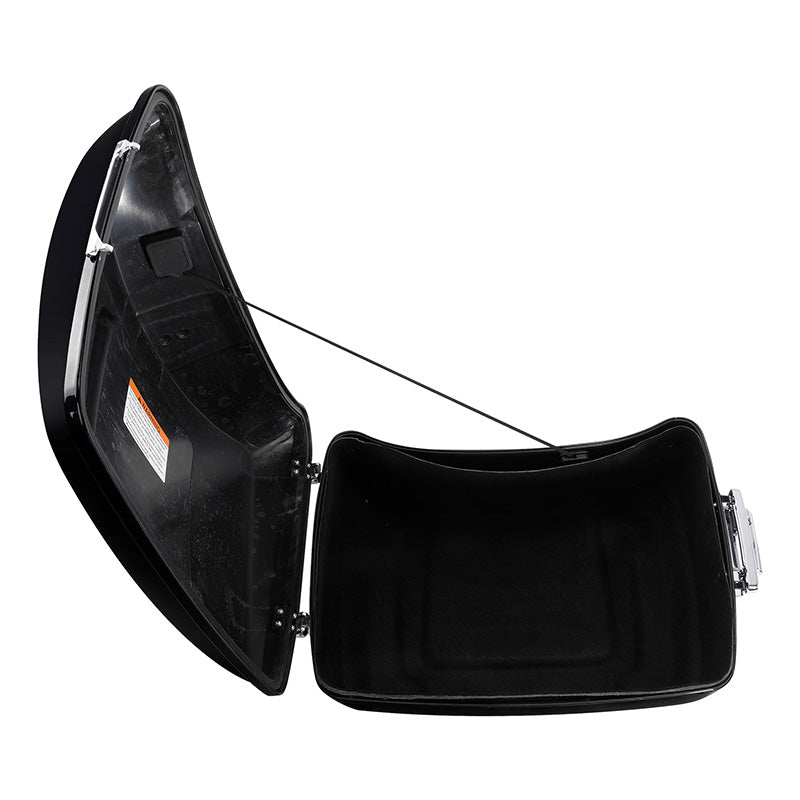 HR3 Midnight Blue King Size Touring Trunk Luggage with Speaker Cut Outs For 14-24 Harley Touring