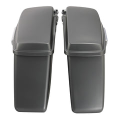 HR3 Charcoal Denim Hard Saddlebags (Regular) For 14-23 Harley Touring