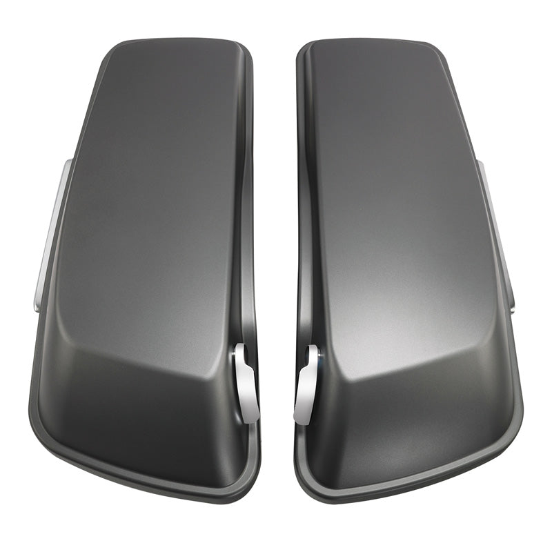 HR3 Charcoal Denim Hard Saddlebags (Regular) For 14-23 Harley Touring