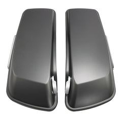HR3 Charcoal Denim Hard Saddlebags (Regular) For 14-23 Harley Touring