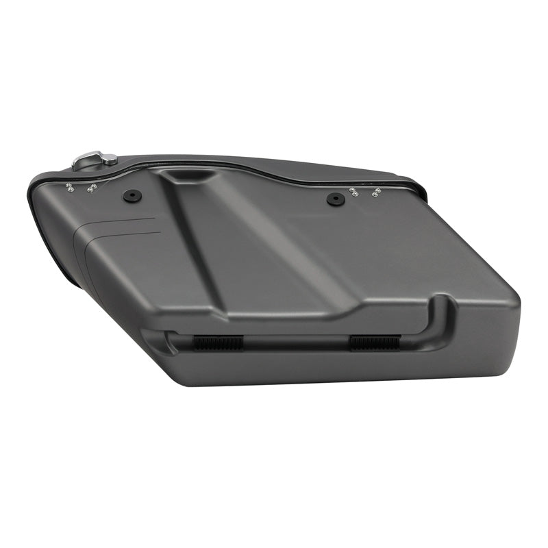 HR3 Charcoal Denim Hard Saddlebags (Regular) For 14-23 Harley Touring