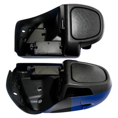 HR3 Candy Cobalt / Indigo Ink Vented Lower Fairing Kit For Harley Touring Models 2014-2023 (Fits water cooled models)