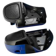 HR3 Candy Cobalt / Indigo Ink Vented Lower Fairing Kit For Harley Touring Models 2014-2023 (Fits water cooled models)
