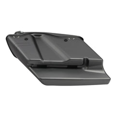 HR3 Charcoal Denim 5" Stretched Extended Saddlebags For Harley Touring 2014-2022