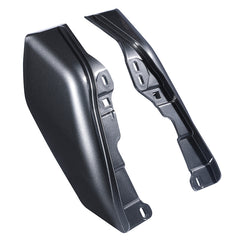 HR3 Gold / Black Geometric Shape Fade Mid Frame Air Heat Deflectors For Harley Touring and Trike Models 09-24