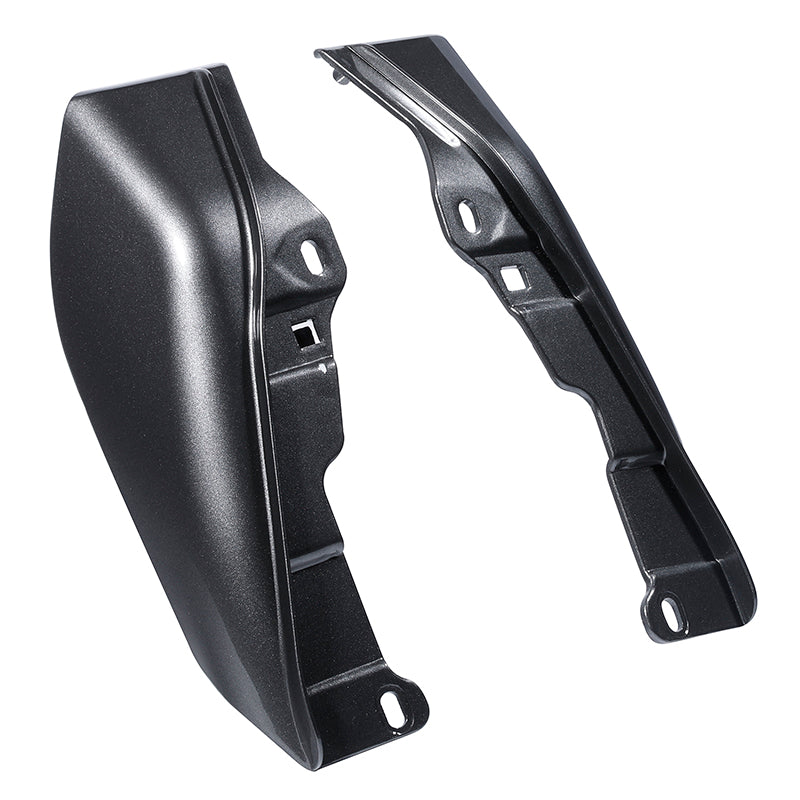 HR3 Gold / Black Geometric Shape Fade Mid Frame Air Heat Deflectors For Harley Touring and Trike Models 09-24