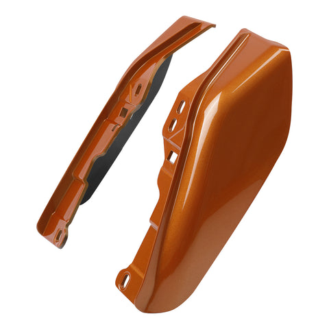 HR3 Amber Whiskey Mid-Frame Air Deflectors For Harley Touring and Trike Models 2009-2024