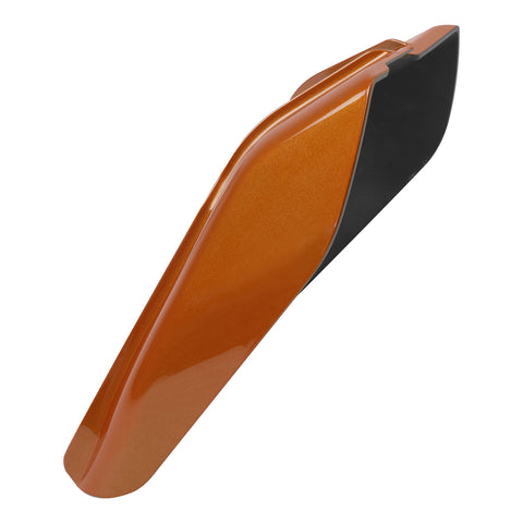 HR3 Amber Whiskey Mid-Frame Air Deflectors For Harley Touring and Trike Models 2009-2024
