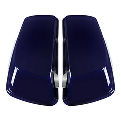 HR3 Zephyr Blue / Black Sunglo Hard Saddlebags (Regular) For 14-23 Harley Touring
