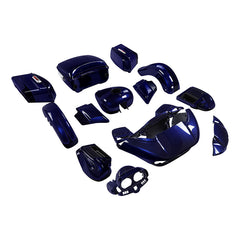 HR3 Zephyr Blue / Black Sunglo Complete Body Fairing Kit For Harley Road Glide Limited FLTRK 15-23