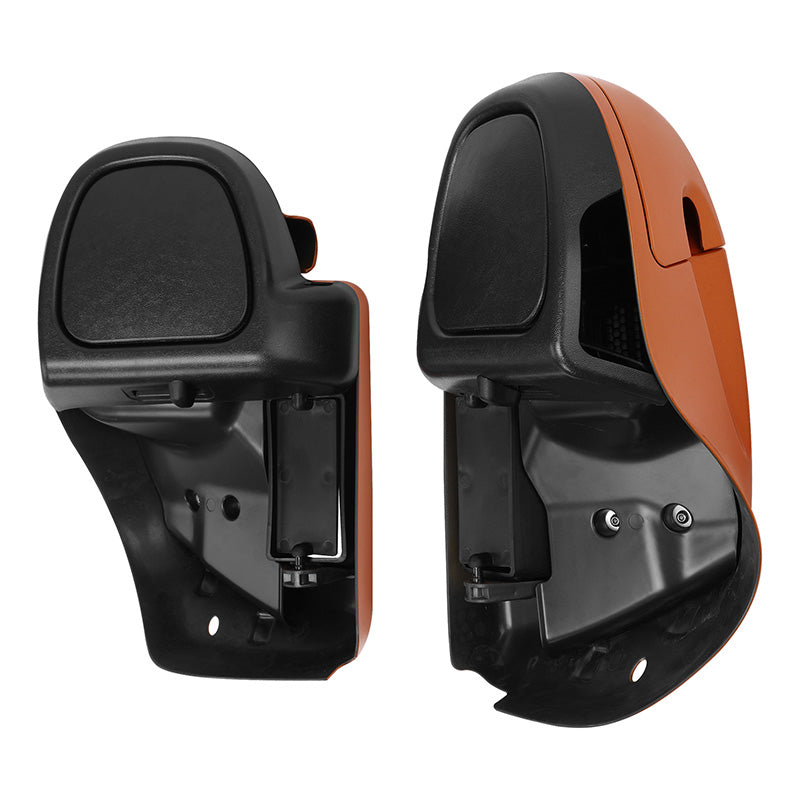HR3 Amber Whiskey Vented Lower Fairing Kit For Harley Touring Models 2014-2023 (Fits water cooled models)