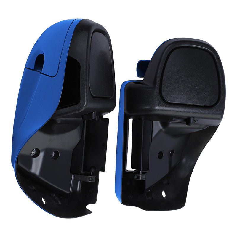 HR3 Mako Shark Fade Vented Lower Fairing Kit For Harley Touring Models 2014-2023 (Fits water cooled models)