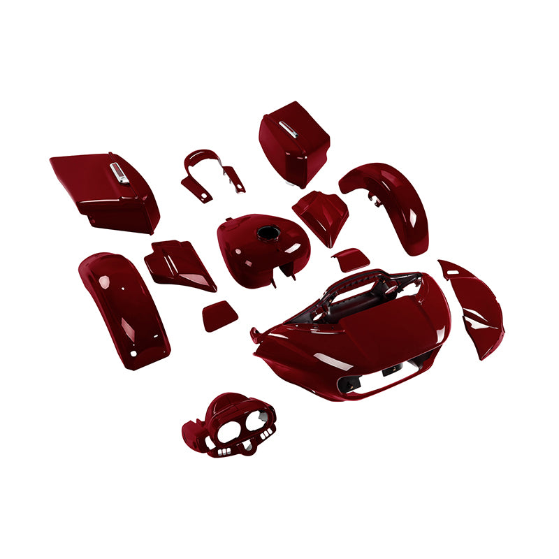 HR3 Billiard Red Road Glide Complete Body Fairing Kit For Harley Road Glide Special FLTRXS 15-23