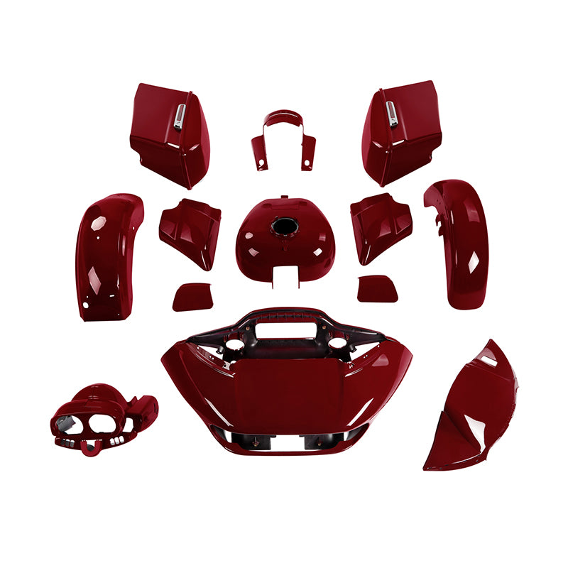 HR3 Billiard Red Road Glide Complete Body Fairing Kit For Harley Road Glide Special FLTRXS 15-23