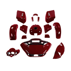 HR3 Billiard Red Road Glide Complete Body Fairing Kit For Harley Road Glide Special FLTRXS 15-23