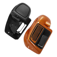 HR3 Amber Whiskey Vented Lower Fairing Kit For Harley Touring Models 2014-2023 (Fits water cooled models)