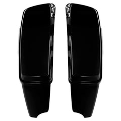 HR3 Black Quartz CVO Stretched Saddlebags For 14-23 Harley Touring