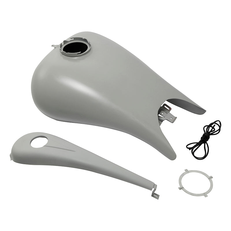C.C. RIDER Touring Seat Solo Seat Low Profile Driver Seat Lattice Stiching With 6.6 Gallon PYO/Bagger Nation Stretched Gas Tank Fit For Harley Touring Street Glide Road Glide Road King, 2008-2024