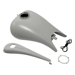 C.C. RIDER Touring Seat Solo Seat Low Profile Driver Seat Lattice Stiching With 6.6 Gallon PYO/Bagger Nation Stretched Gas Tank Fit For Harley Touring Street Glide Road Glide Road King, 2008-2024