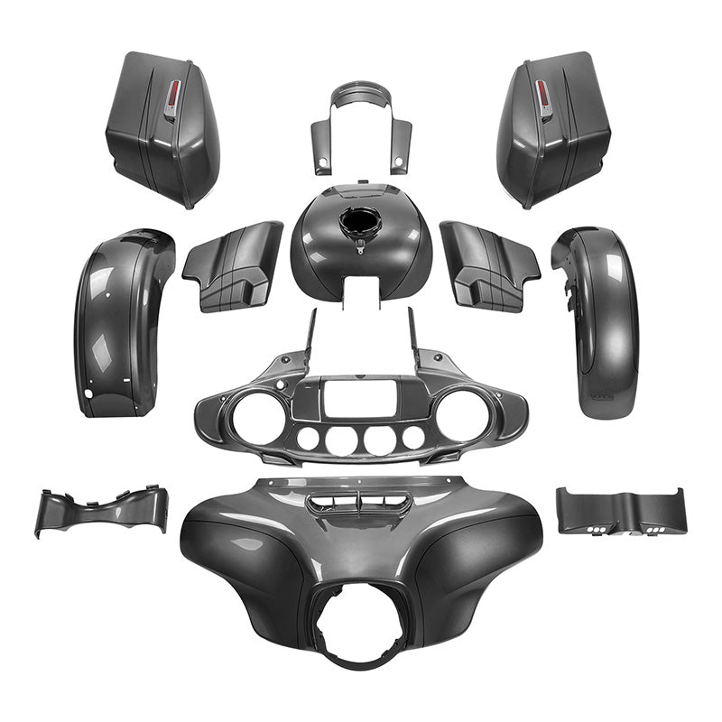 HR3 Charcoal Pearl Complete Body Fairing Kit For Harley Street Glide Special FLHXS 14-23