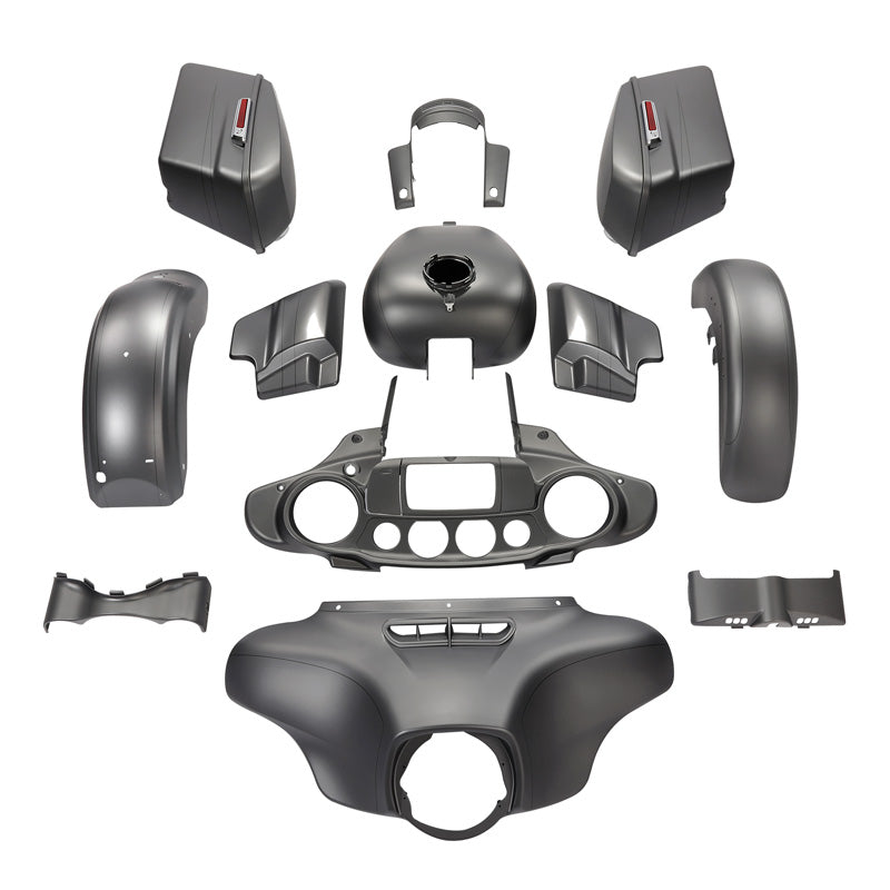 HR3 Charcoal Denim Complete Body Fairing Kit For Harley Street Glide Special FLHXS 14-23