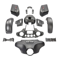HR3 Charcoal Denim Complete Body Fairing Kit For Harley Street Glide Special FLHXS 14-23