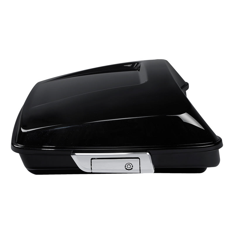 HR3 Dark Slate Candy / Arctic Black 5.5" Razor Style Touring Trunk Luggage For 14-24 Touring