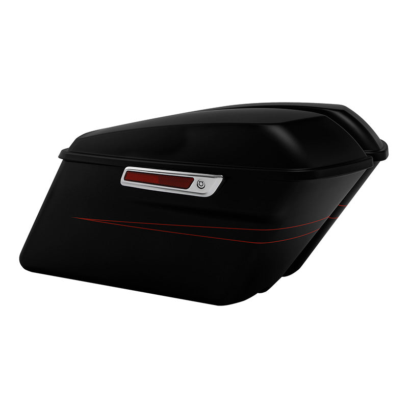HR3 Black Denim Special Hard Saddlebags (Regular) For 14-23 Harley Touring
