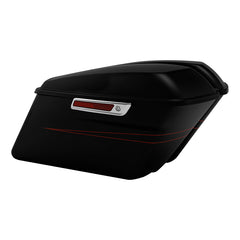 HR3 Black Denim Special Hard Saddlebags (Regular) For 14-23 Harley Touring