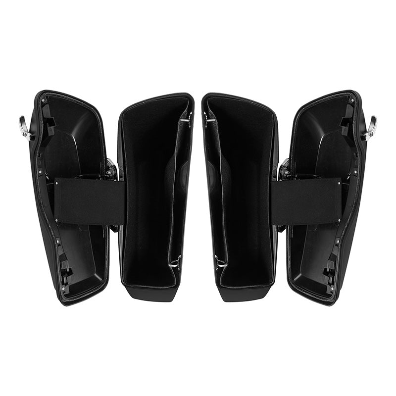 HR3 Black Denim Special Hard Saddlebags (Regular) For 14-23 Harley Touring