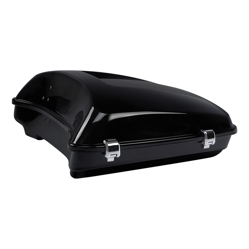 HR3 Dark Slate Candy / Arctic Black 5.5" Razor Style Touring Trunk Luggage For 14-24 Touring