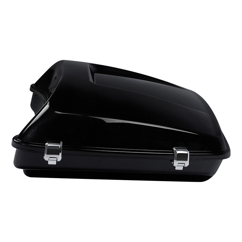 HR3 Dark Slate Candy / Arctic Black 5.5" Razor Style Touring Trunk Luggage For 14-24 Touring