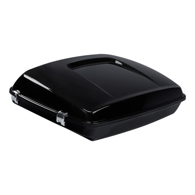 HR3 Dark Slate Candy / Arctic Black 5.5" Razor Style Touring Trunk Luggage For 14-24 Touring